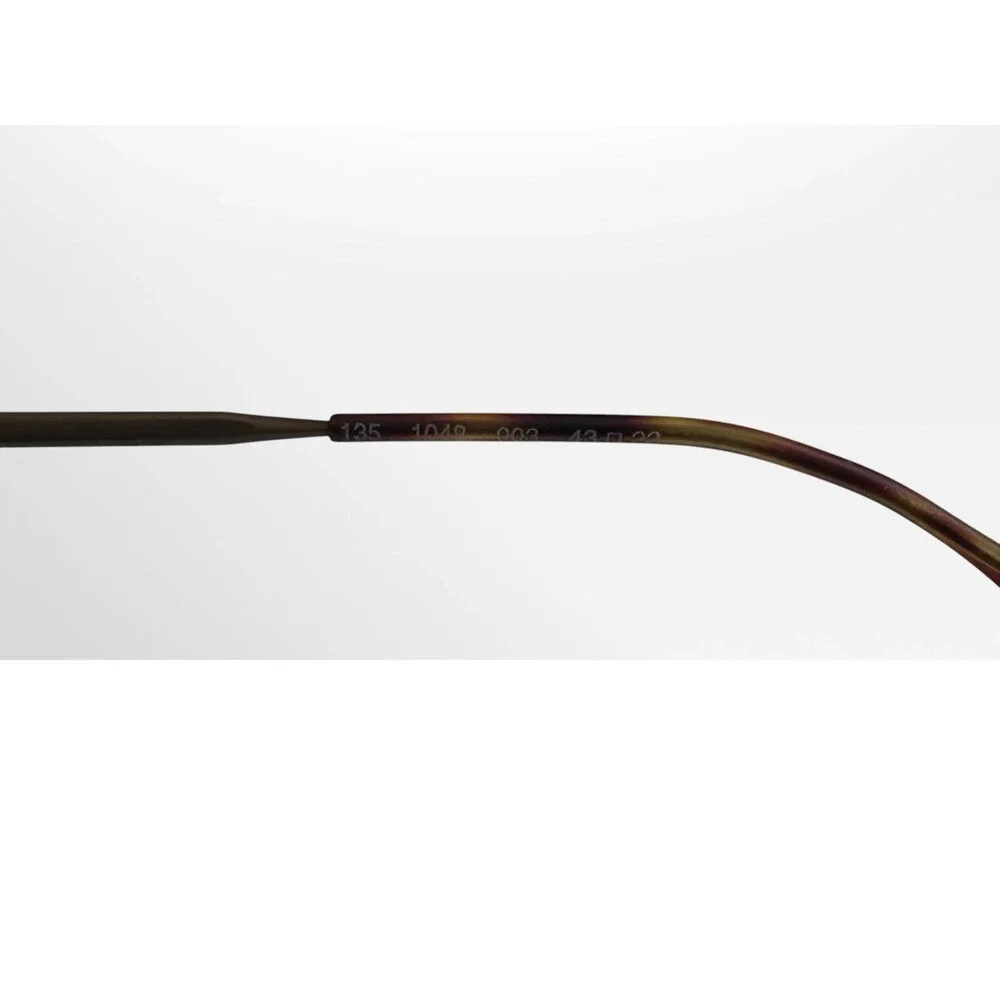 Vintage GIVENCHY Eyeglasses Antique Gold Oval Frame France